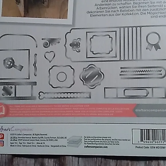 Gemini | Office | Gemini Papercraft Die By Crafters Companion ...